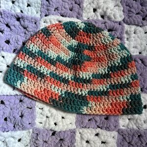 Multicolor Crochet Beanie